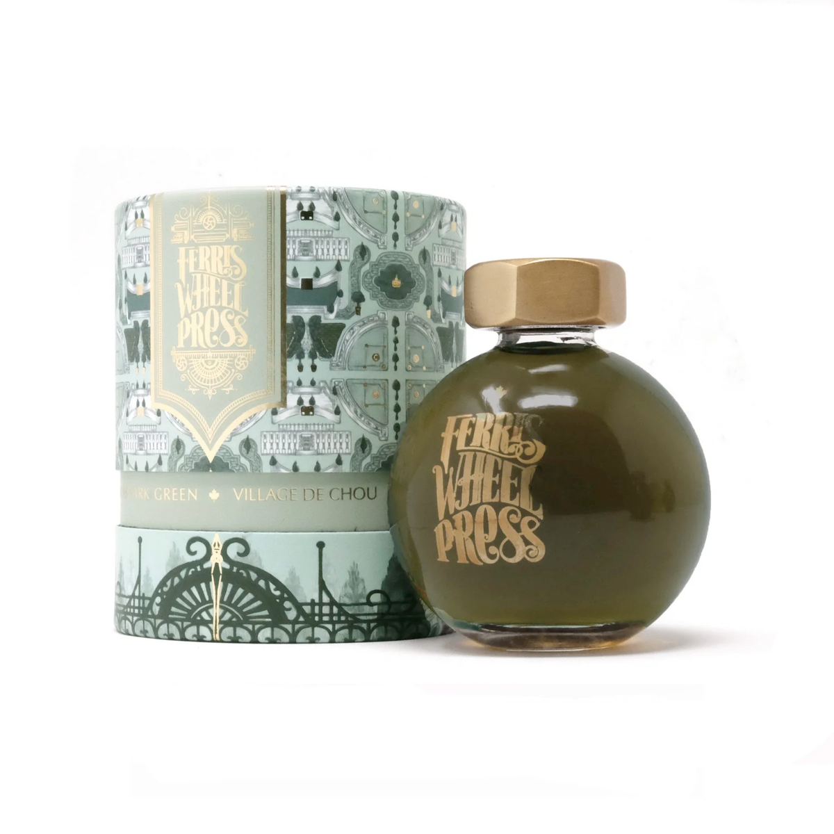 38ml Fountain Pen Ink - Moss Park Green