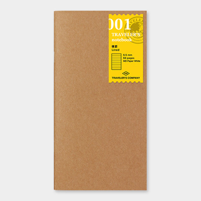 TRAVELER'S notebook Refill Lined notebook 001 <Basic Item>