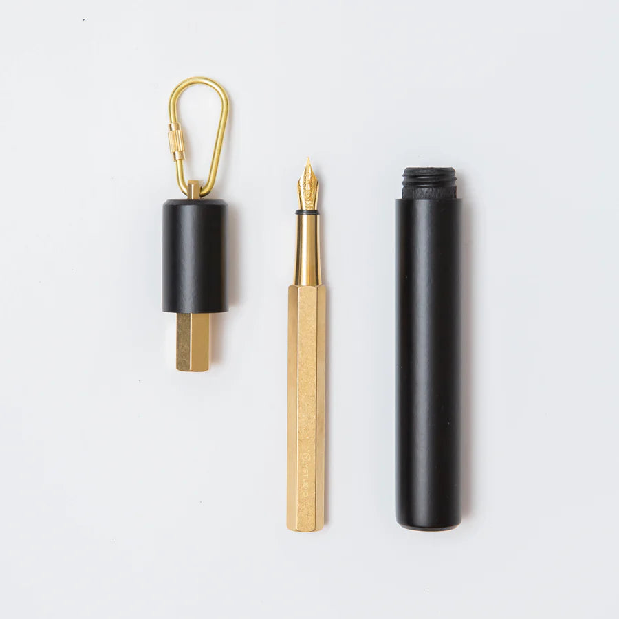 Classic Revolve - Portable Fountain Pen(Brass M)