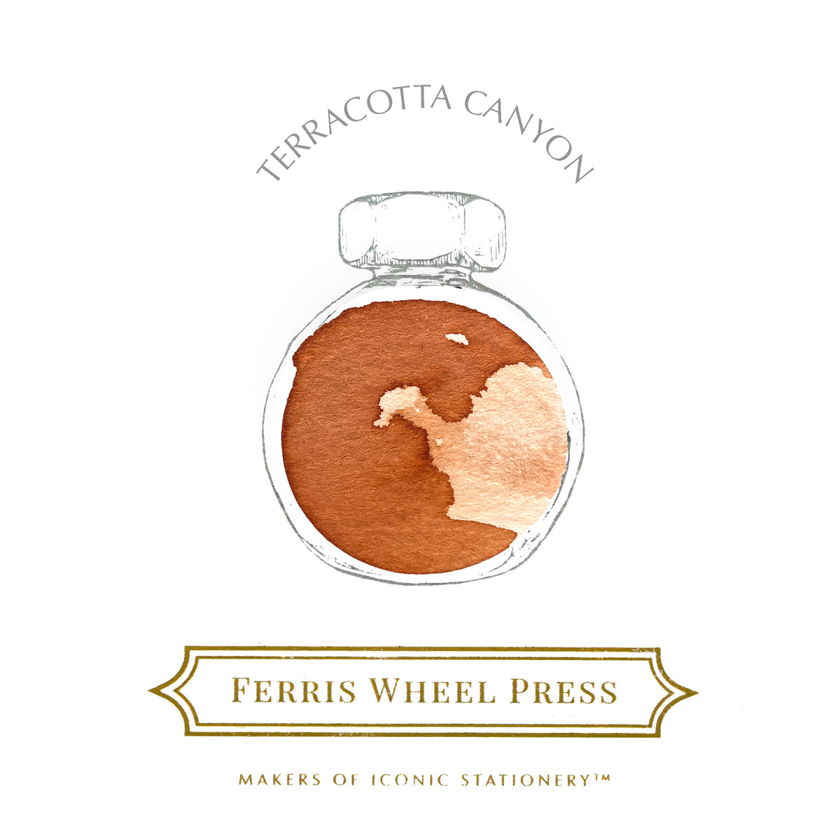 38ml Fountain Pen Ink - Terracotta Canyon