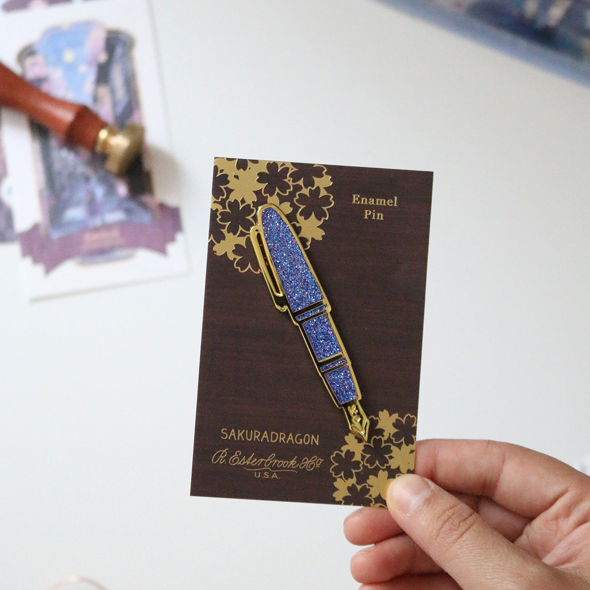 Sakura Street Pen Lapel Pin