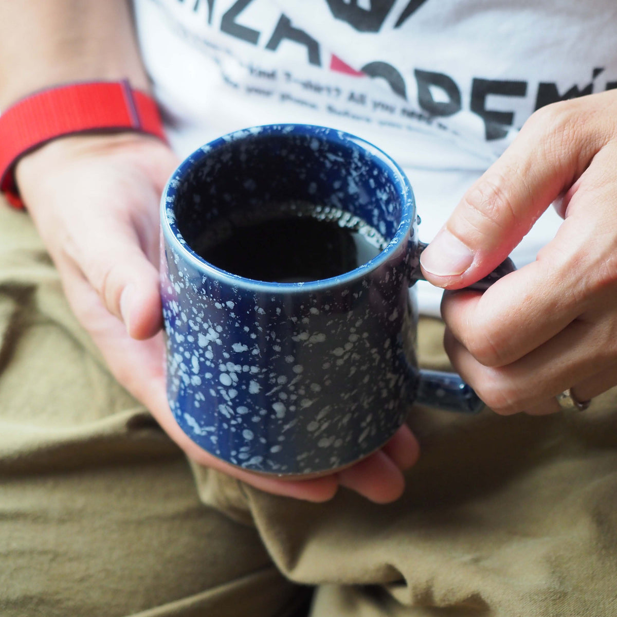 CHIPS MUG - splash navy-white