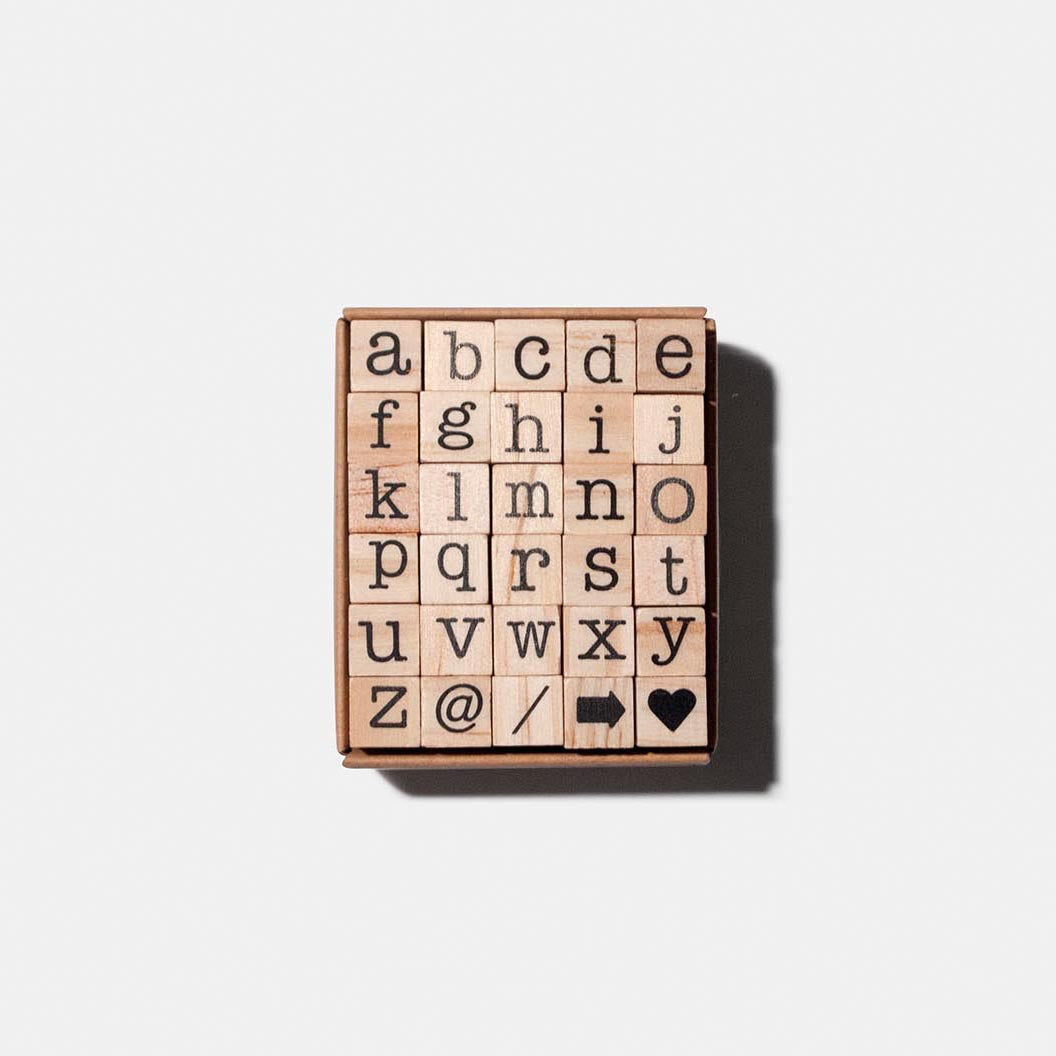 alphabet stamp / small letters