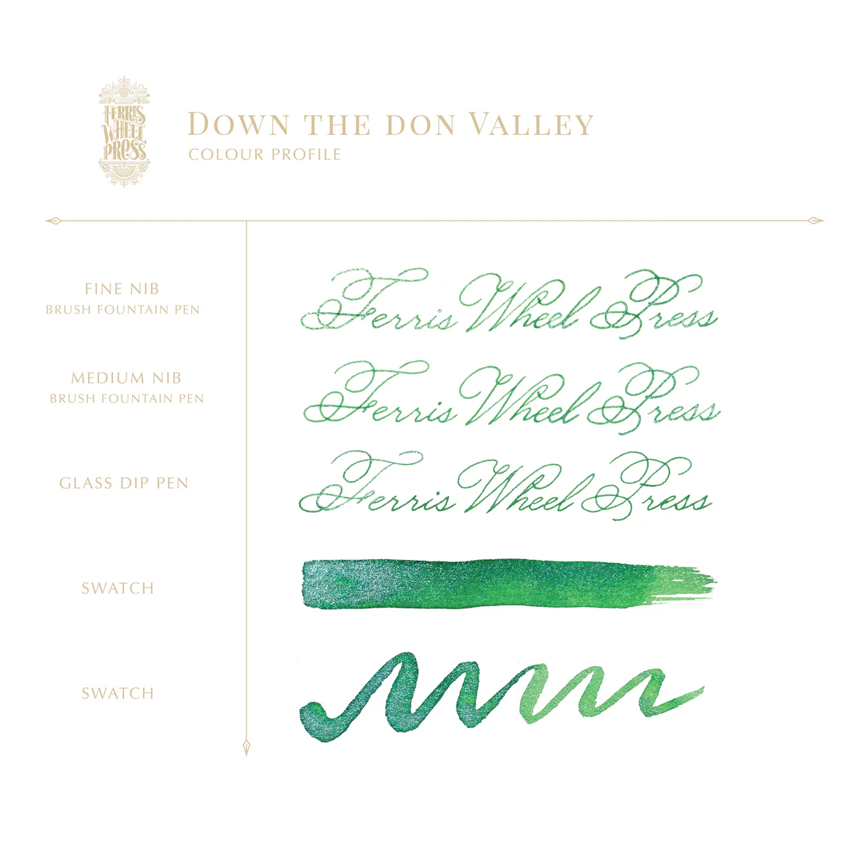 38ml Fountain Pen Ink - Down the Don Valley