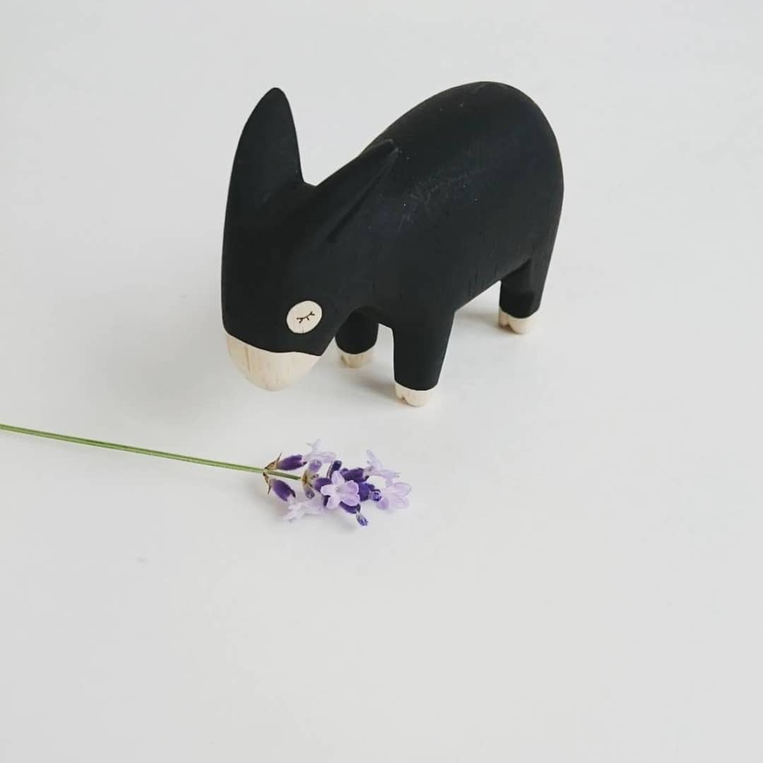 Pole pole wooden animal Donkey