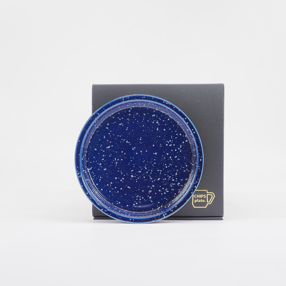 CHIPS PLATE S - splash navy-white