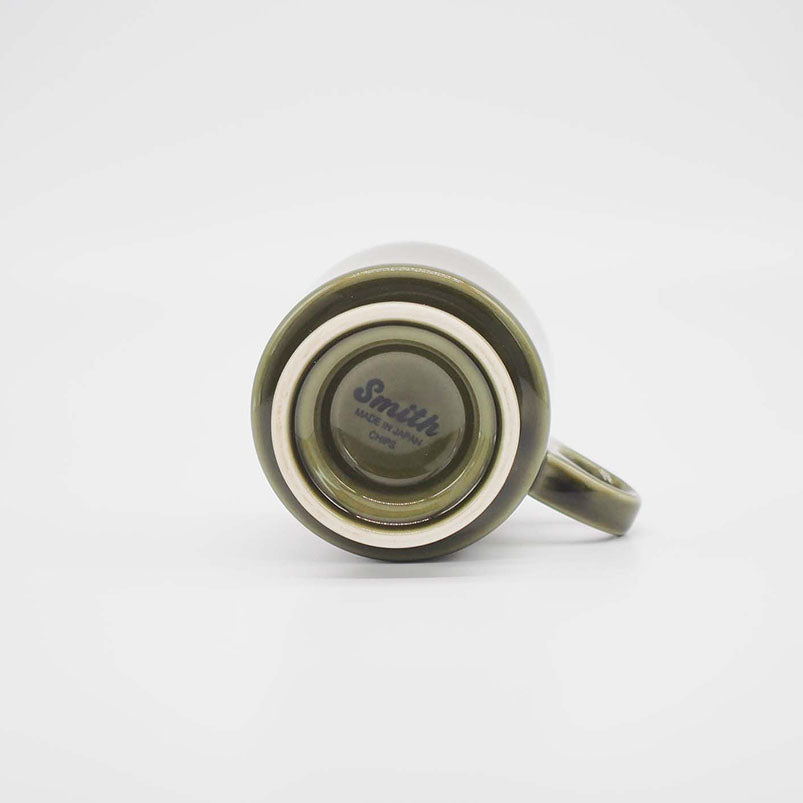 Smith stacking Footed mug - green