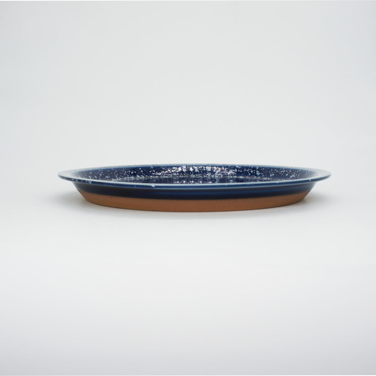 CHIPS PLATE L - splash navy-white