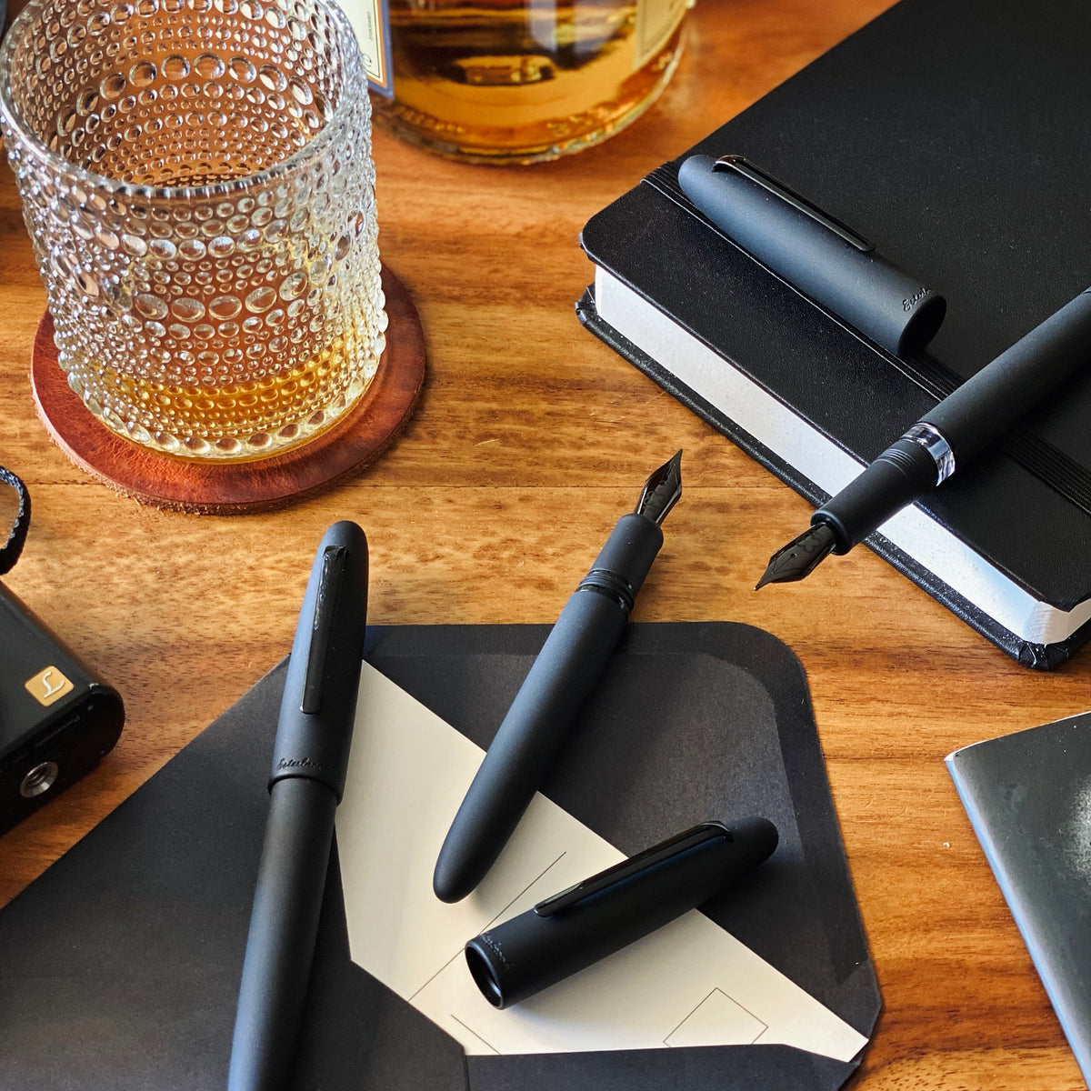 Estie Fountain Pen Raven Black Matte