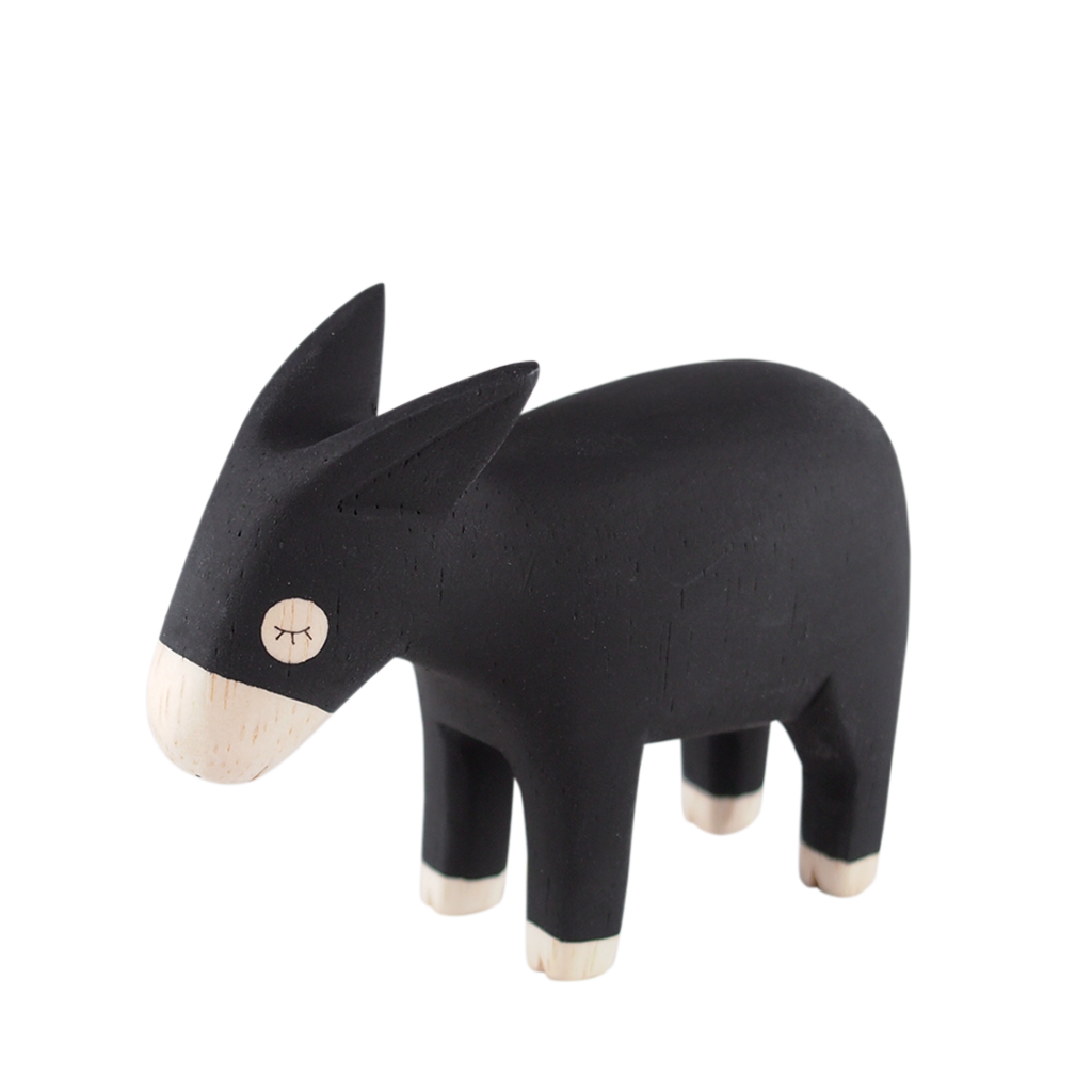 Pole pole wooden animal Donkey