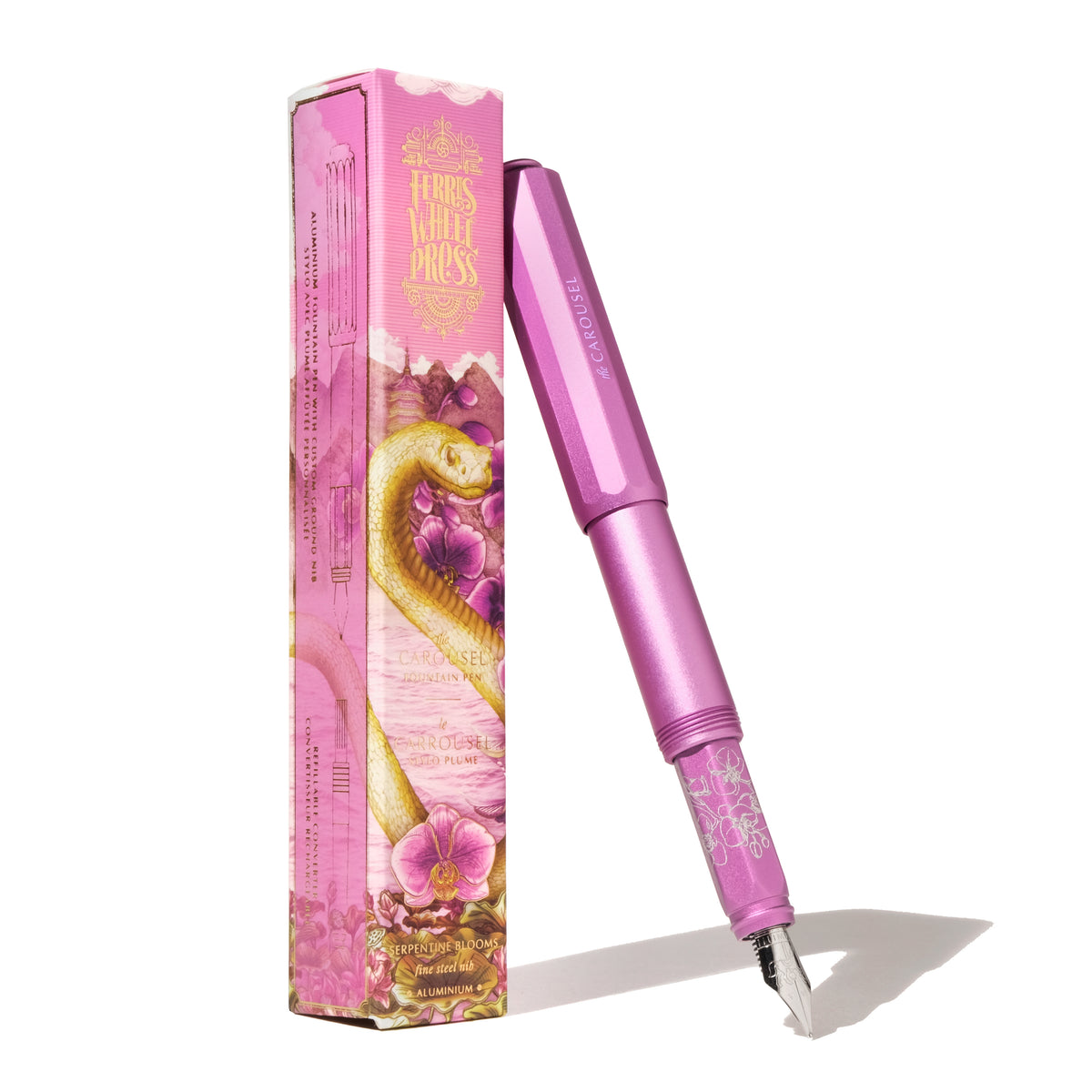 Fête Chinoise x Ferris Wheel Press LNY - Serpentine Blooms Aluminum Carousel - Fine