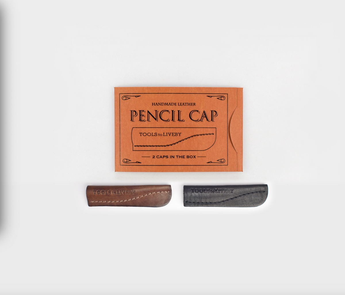 pen cap / 5cm length / natural x 2
