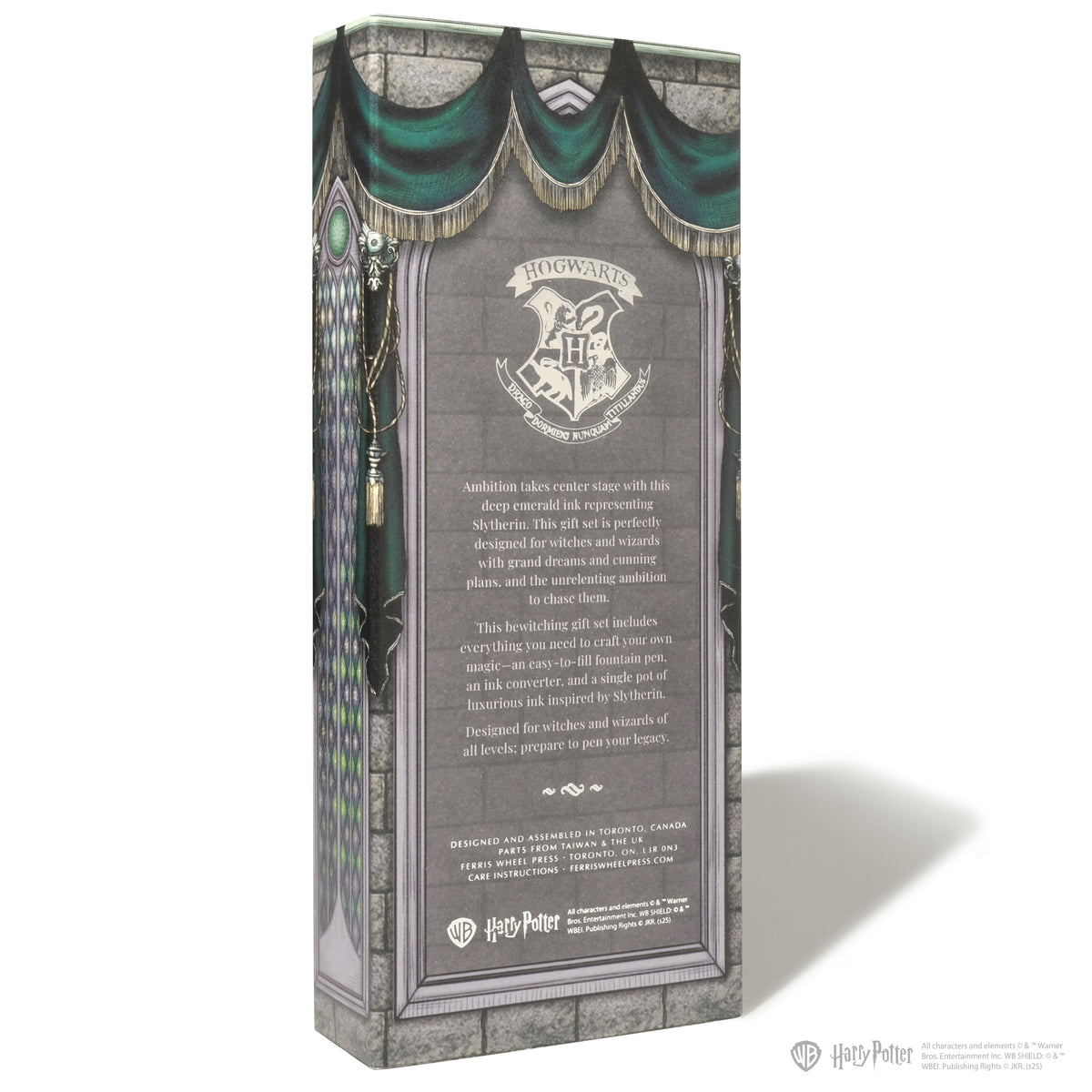 Warner Bros. - Harry Potter - Carousel Fountain Pen and 10ml Ink Set - Slytherin