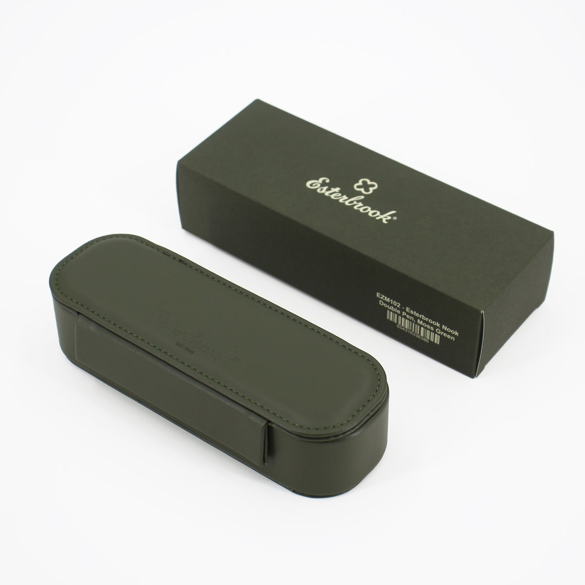 Moss Green Nook - Two Pen Case