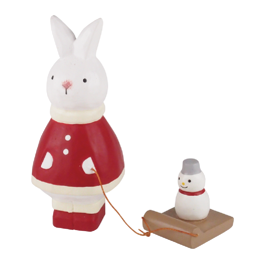 T-Lab./ Christmas Rabbits santa/ snowman