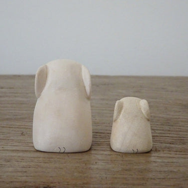 Pole pole wooden animal family Elephant
