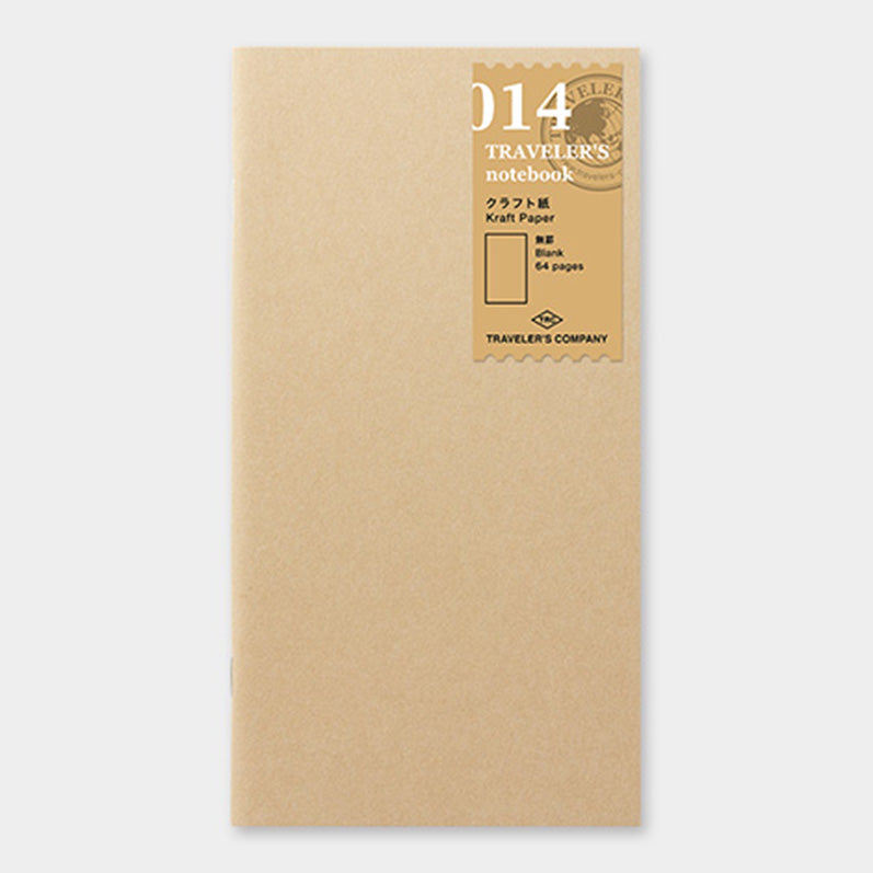 TRAVELER'S notebook Refill Kraft Paper Notebook 014