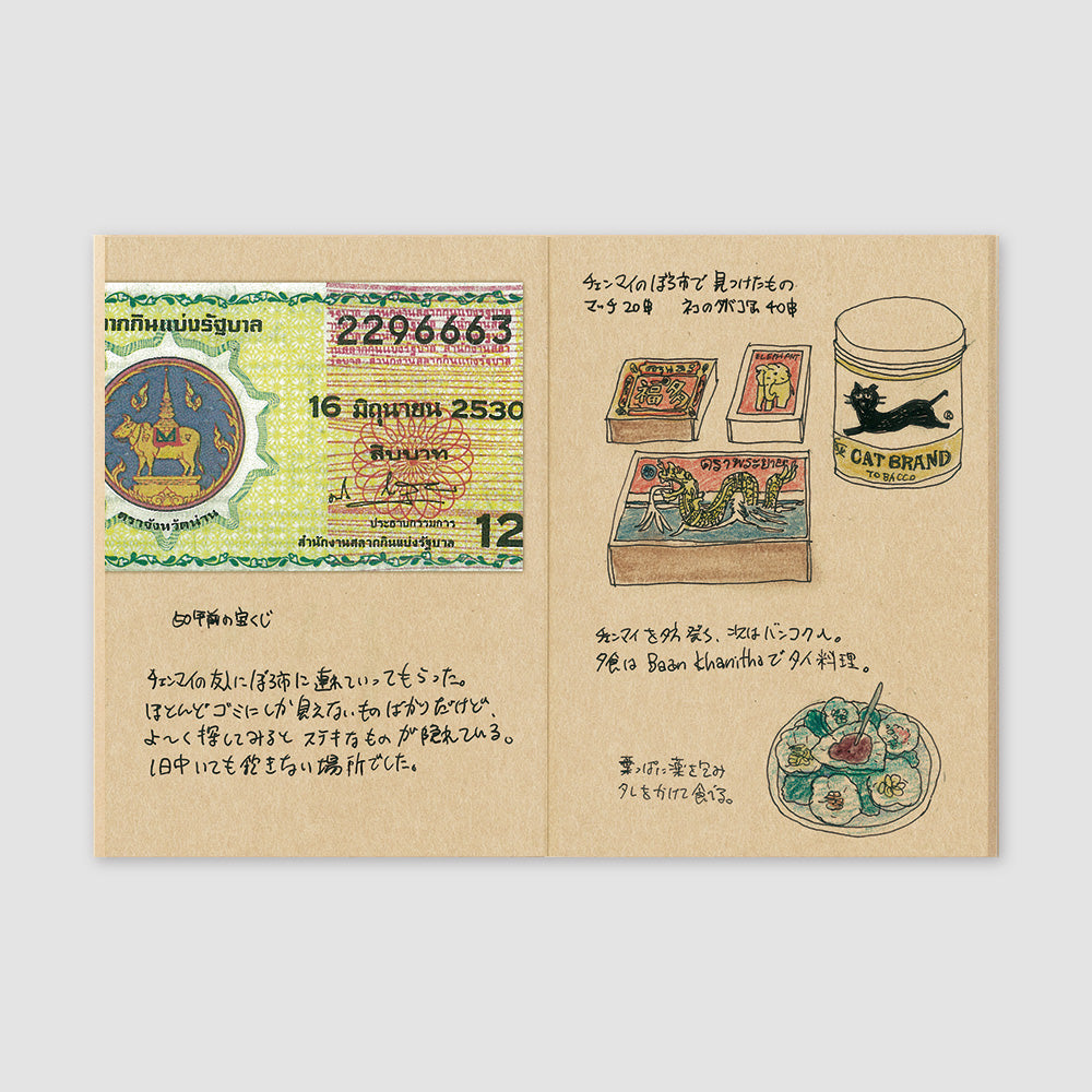 TRAVELER'S notebook Refill <Passport Size> Kraft Paper Notebook 009