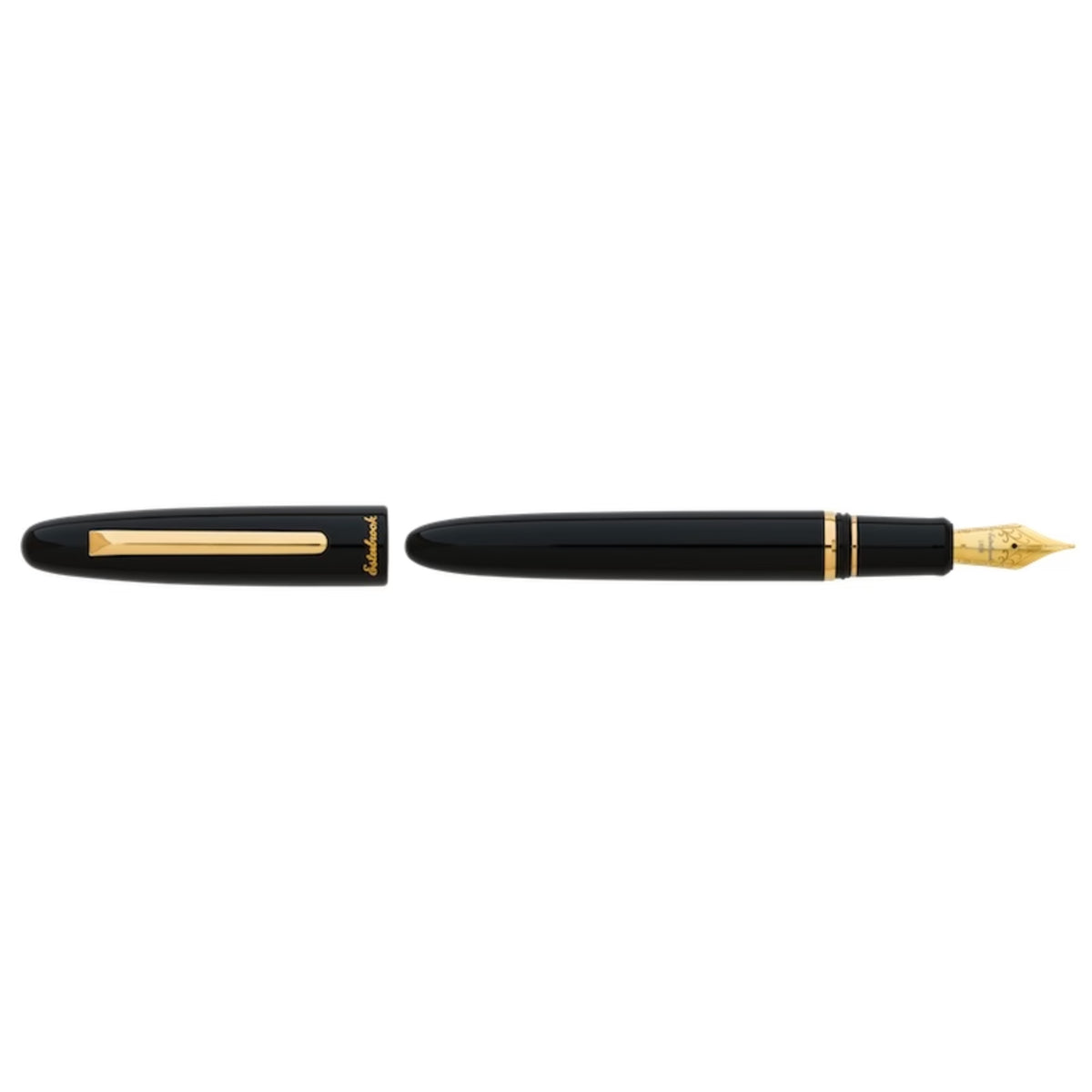 Estie Ebony - Gold Trim Fountain Pen