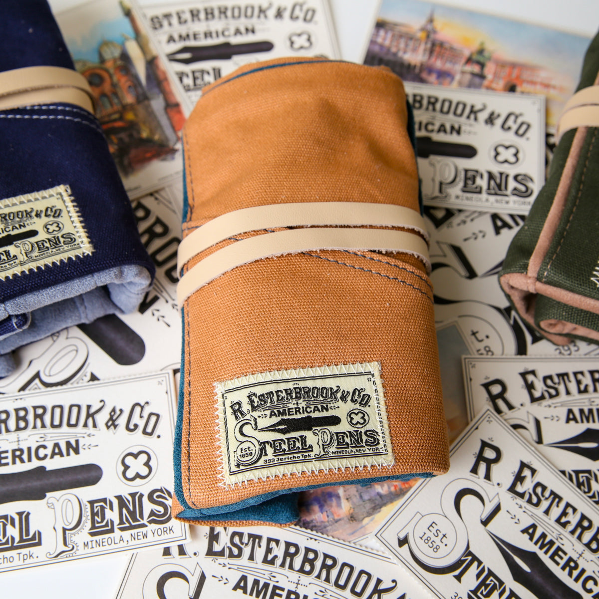 Esterbrook Pen Cups and Rolls - 2Gocup Tan