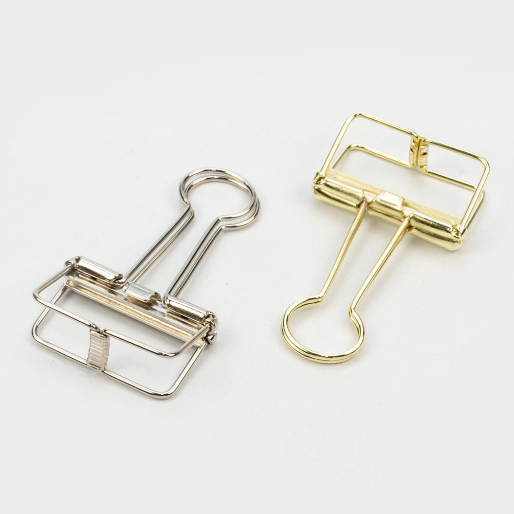 clip 32mm / golden / 6pcs per pack
