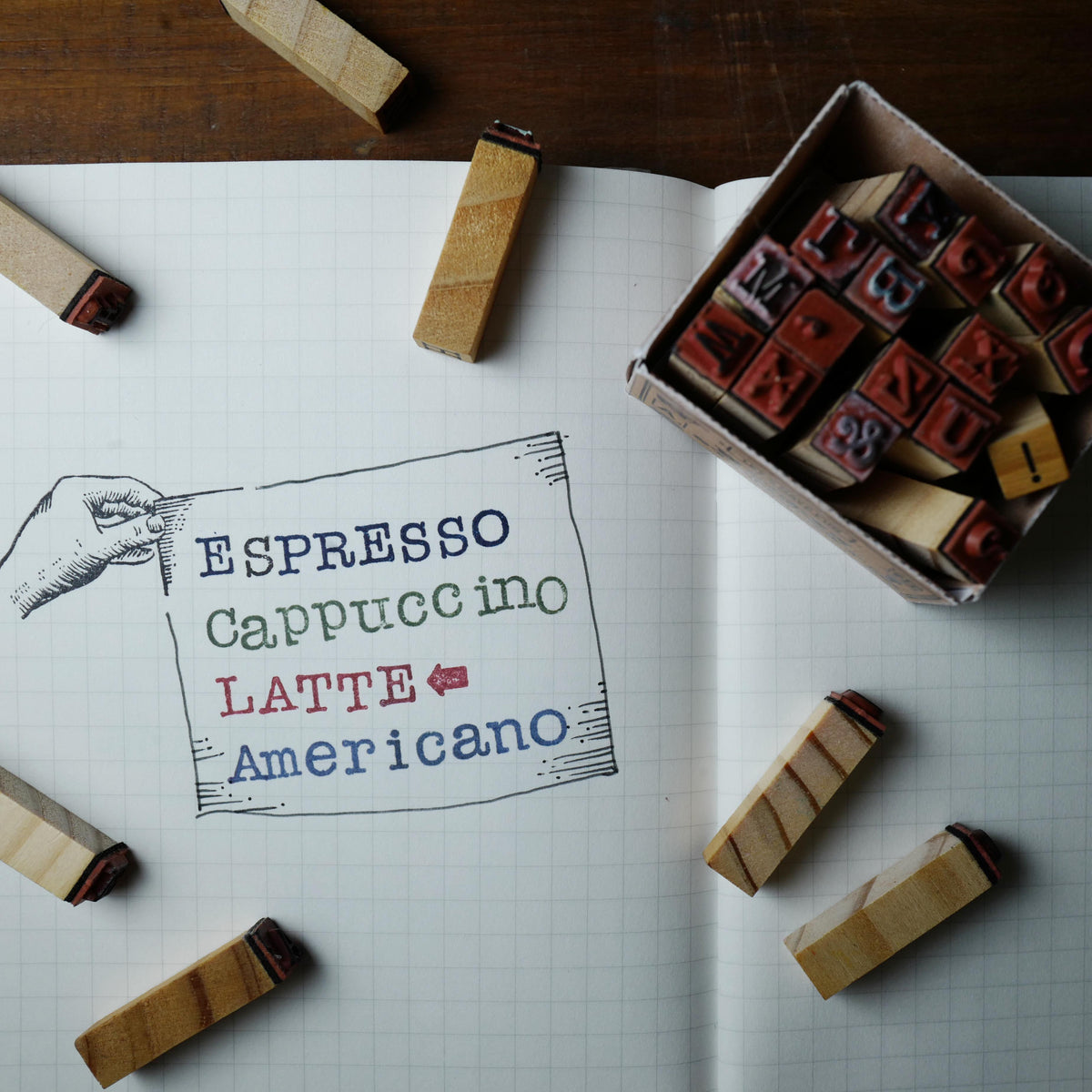 alphabet stamp / small letters