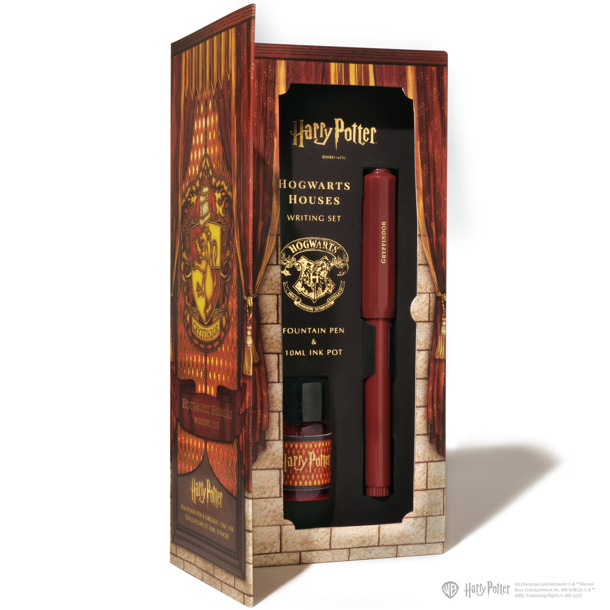 Warner Bros. - Harry Potter - Carousel Fountain Pen and 10ml Ink Set - Gryffindor