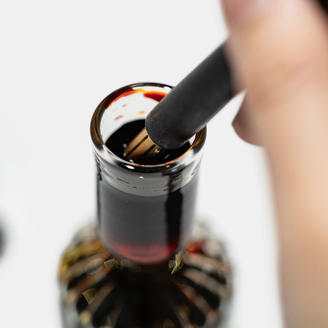 glass bottle ink / walnut