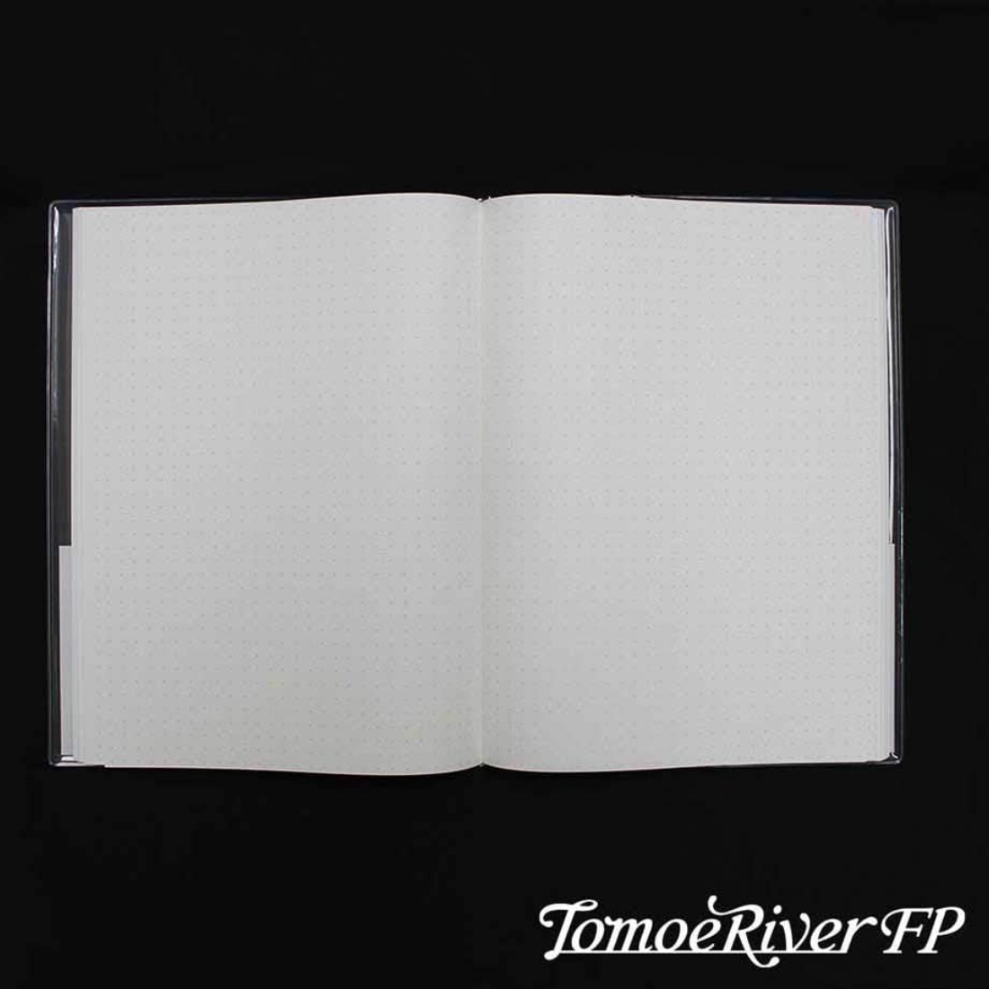 Tomoeriver Notebook hardcover 5mm Dot Grid / A5 / White / 52 g/m2