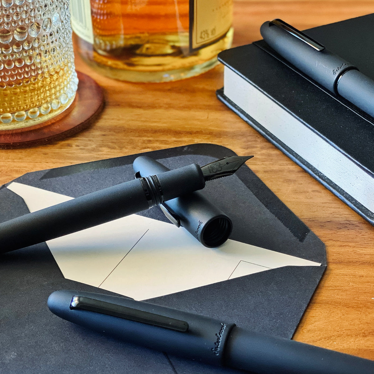 Estie Fountain Pen Raven Black Matte