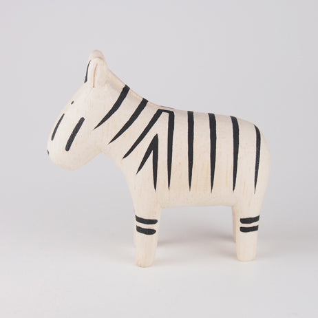 Pole pole wooden animal Zebra