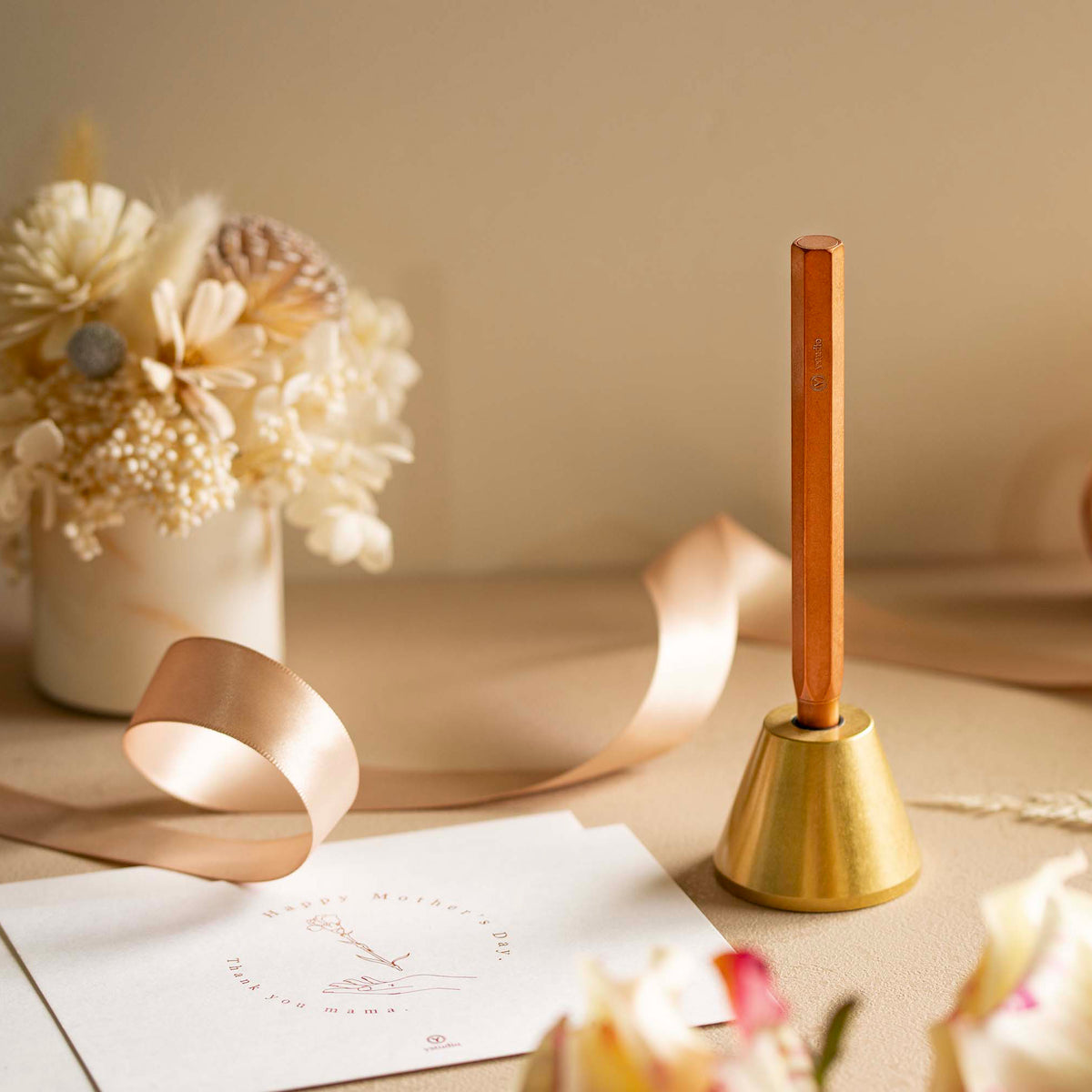 Classic Revolve-Desk Fountain Pen(Copper M)