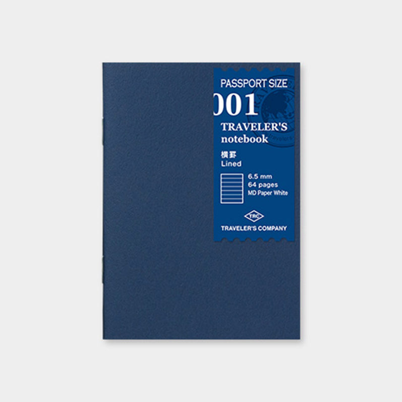 TRAVELER'S notebook Refill <Passport Size> Line MD 001 <Basic Item>