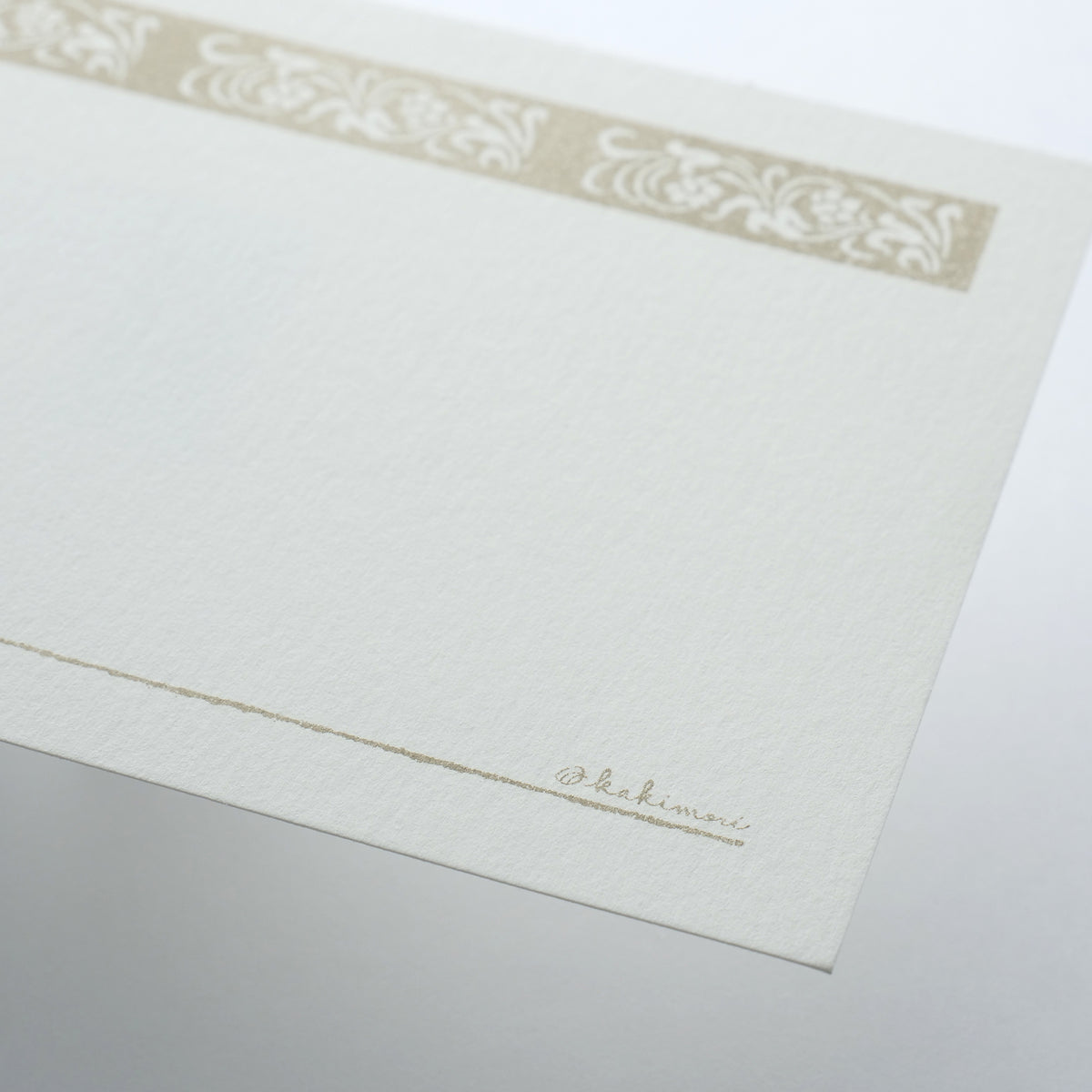 Single note Floral Sepia
