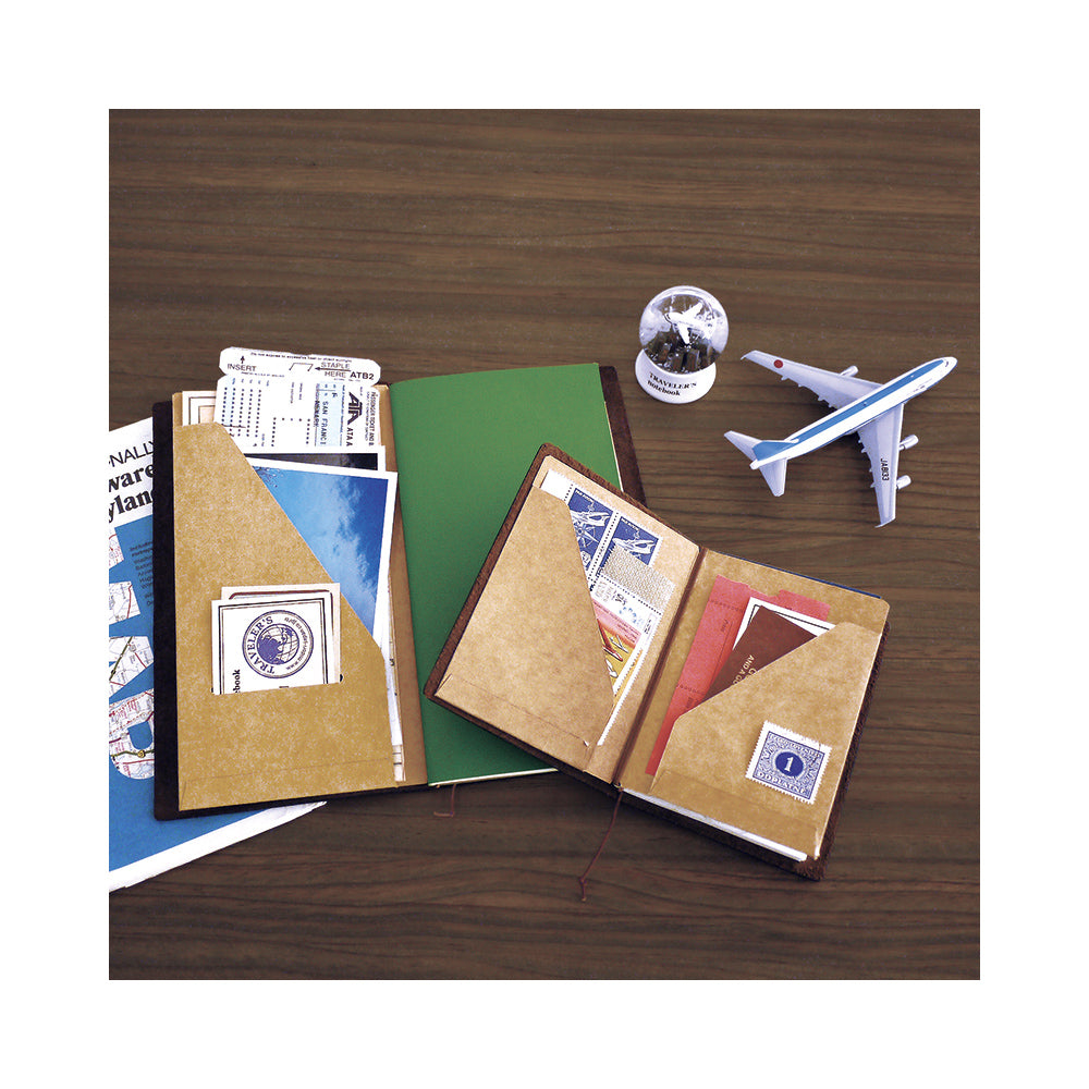 TRAVELER'S notebook Refill <Passport Size> Kraft Paper Folder 010