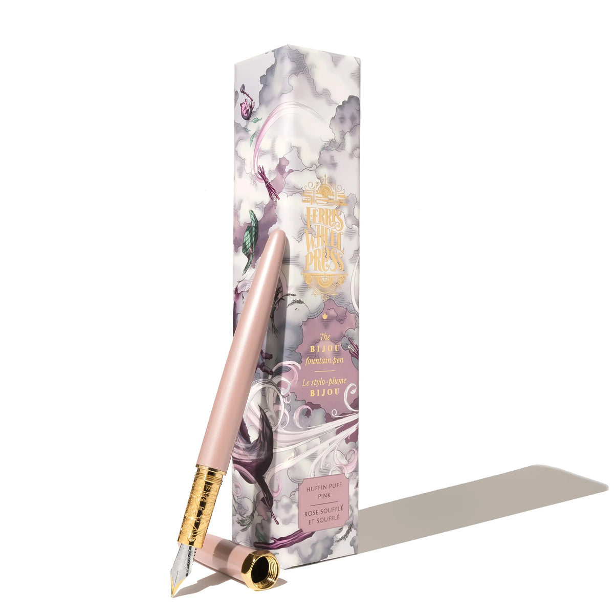 Bijou Fountain Pen - Huffin Puff Pink - Fine