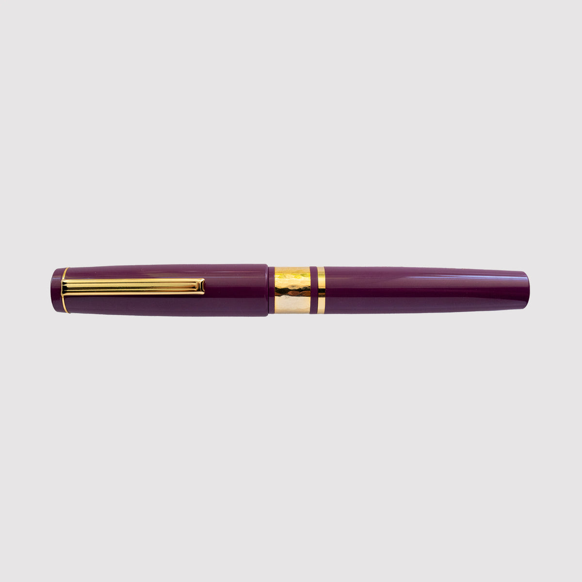 Model J Blackberry Ebonite with Gold trim - Fine