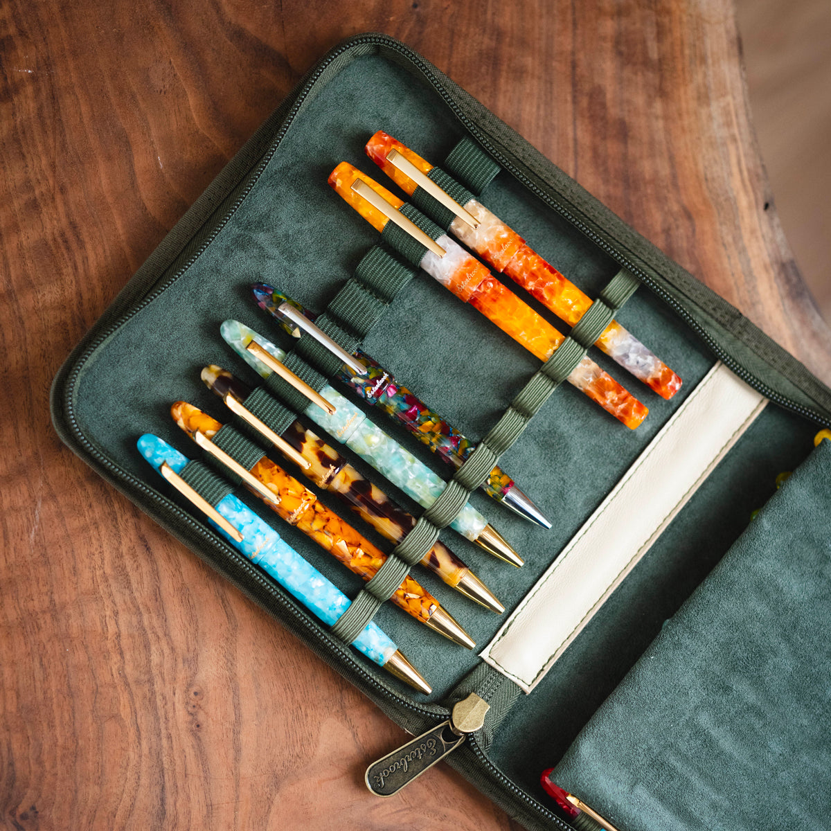 Esterbrook 20 pc zipper pen case - Navy