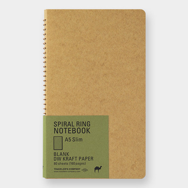 TRC SPIRAL RING NOTEBOOK <A5 Slim> DW Kraft