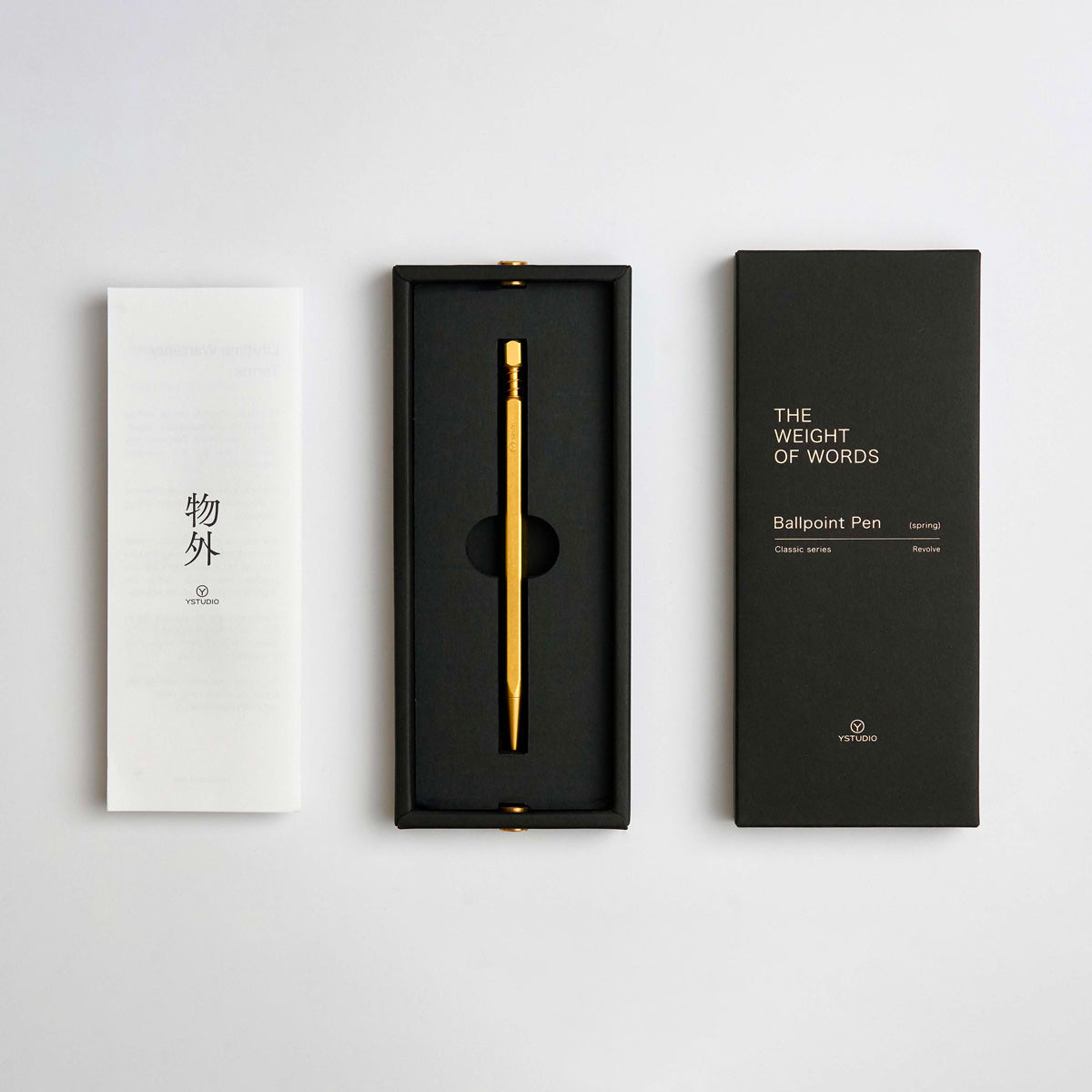 Classic Revolve-Spring Ballpoint Pen(Brass)