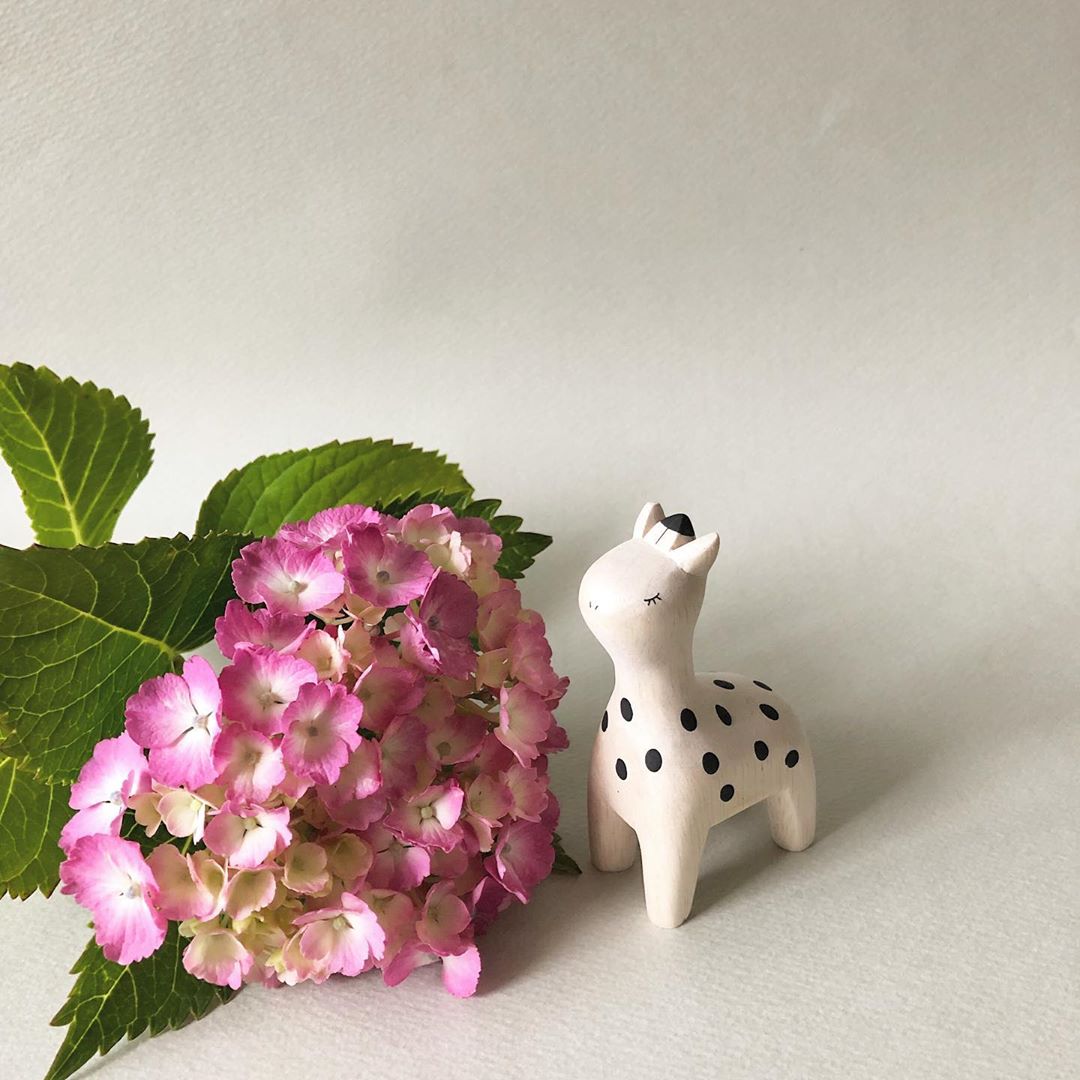 Pole pole wooden animal Giraffe