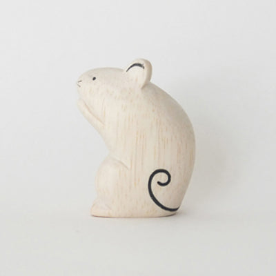 Pole pole wooden animal Mouse