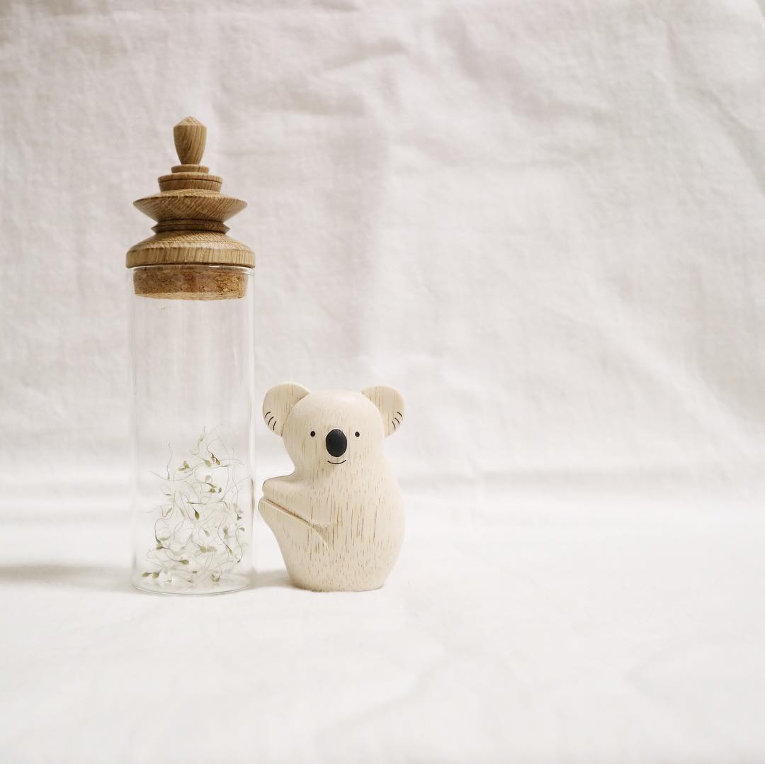 Pole pole wooden animal Koala