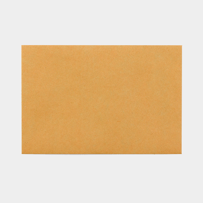 KRAFT ENVELOPE <M> Horizontal with String Orange
