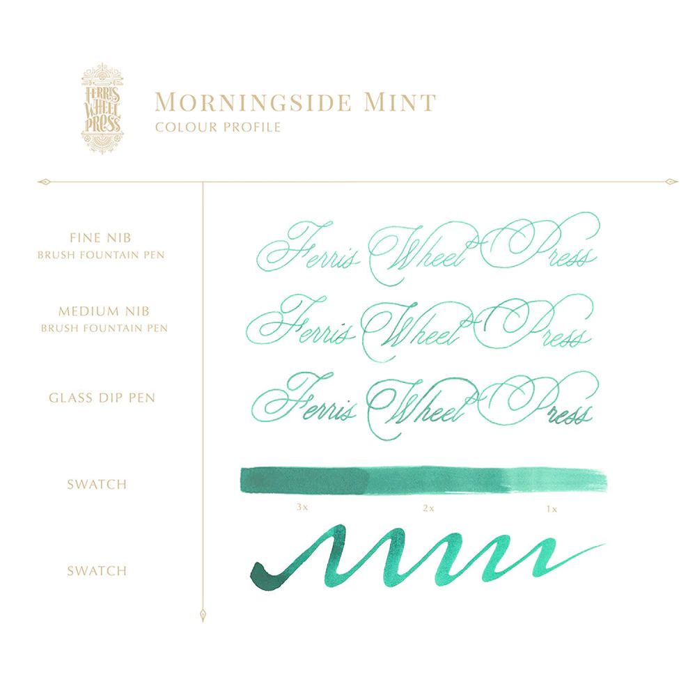 38ml Fountain Pen Ink - Morningside Mint