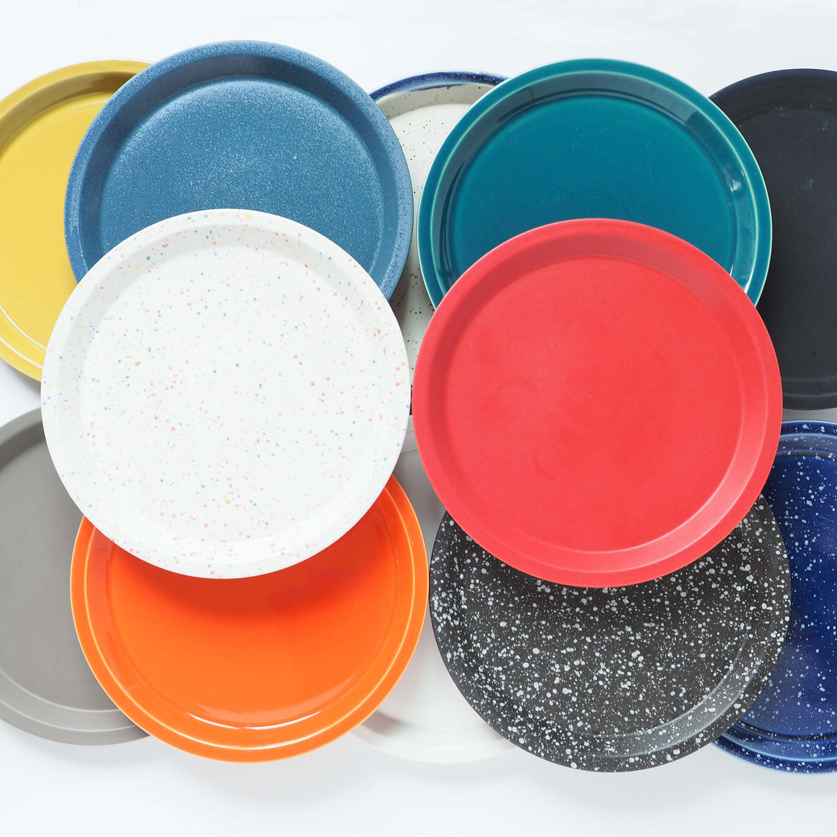 CHIPS PLATE L - splash black-white