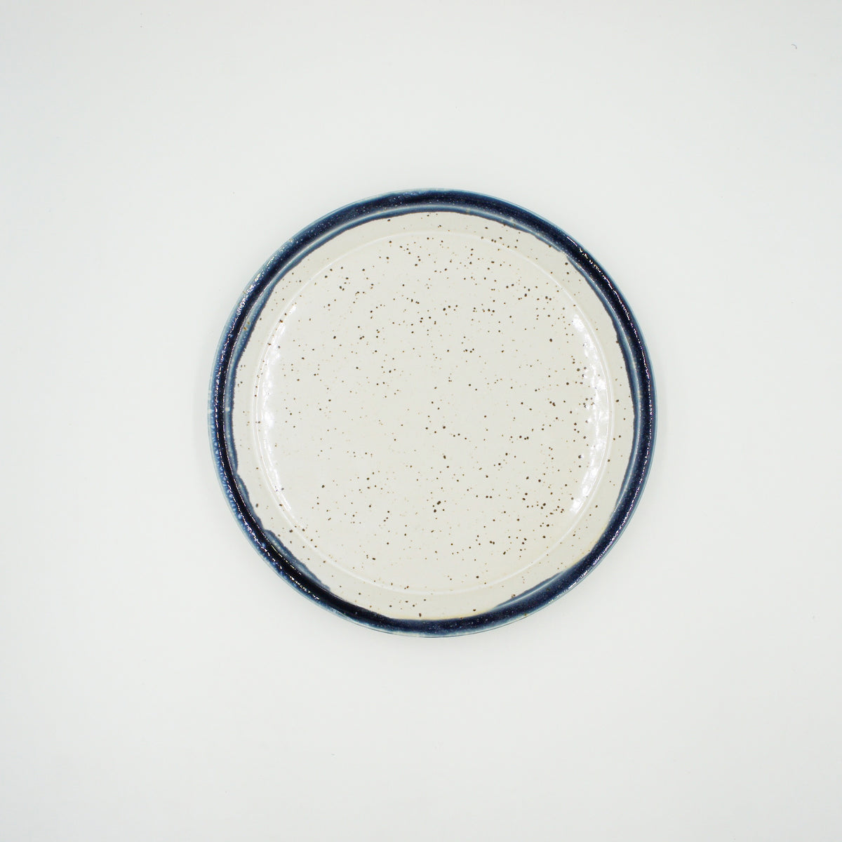 CHIPS PLATE L - white-navy drop