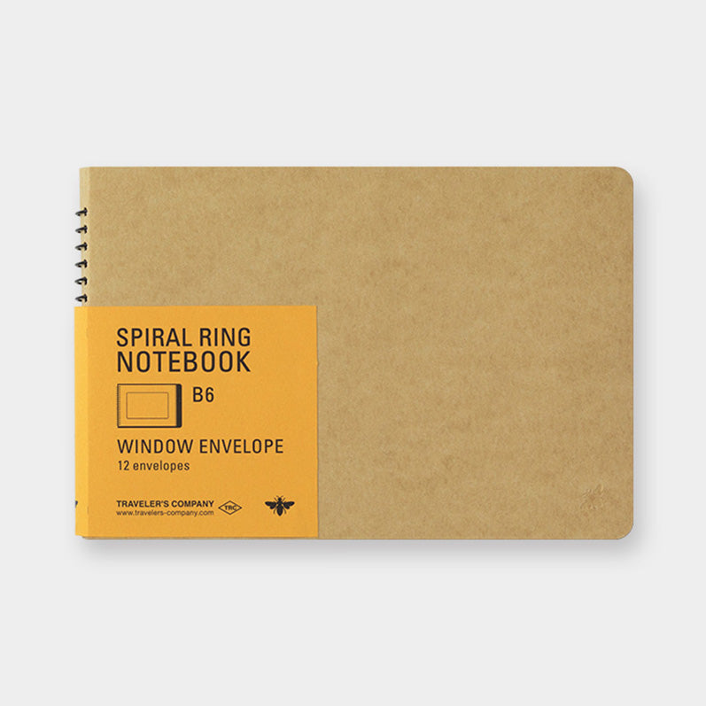 TRC SPIRAL RING NOTEBOOK <B6> Window Envelop