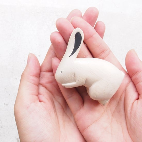 Pole pole wooden animal Rabbit