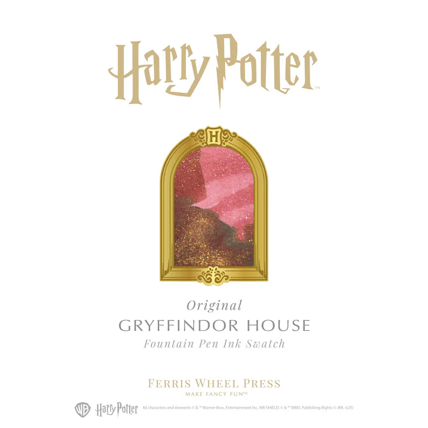 Warner Bros. - Harry Potter - Carousel Fountain Pen and 10ml Ink Set - Gryffindor
